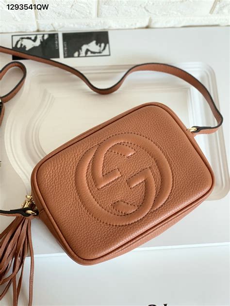 gucci soho bag camel|Gucci soho bag price.